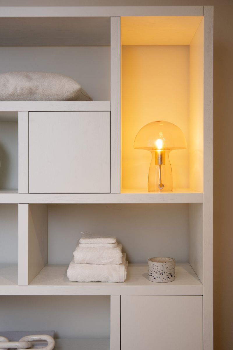 Lucide FUNGO - Stolná lampa - 1xE27 - Oranžová